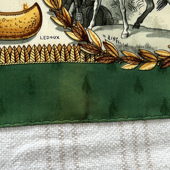 Authentic Hermes Napoleon Scarf - Picture 2 of 3